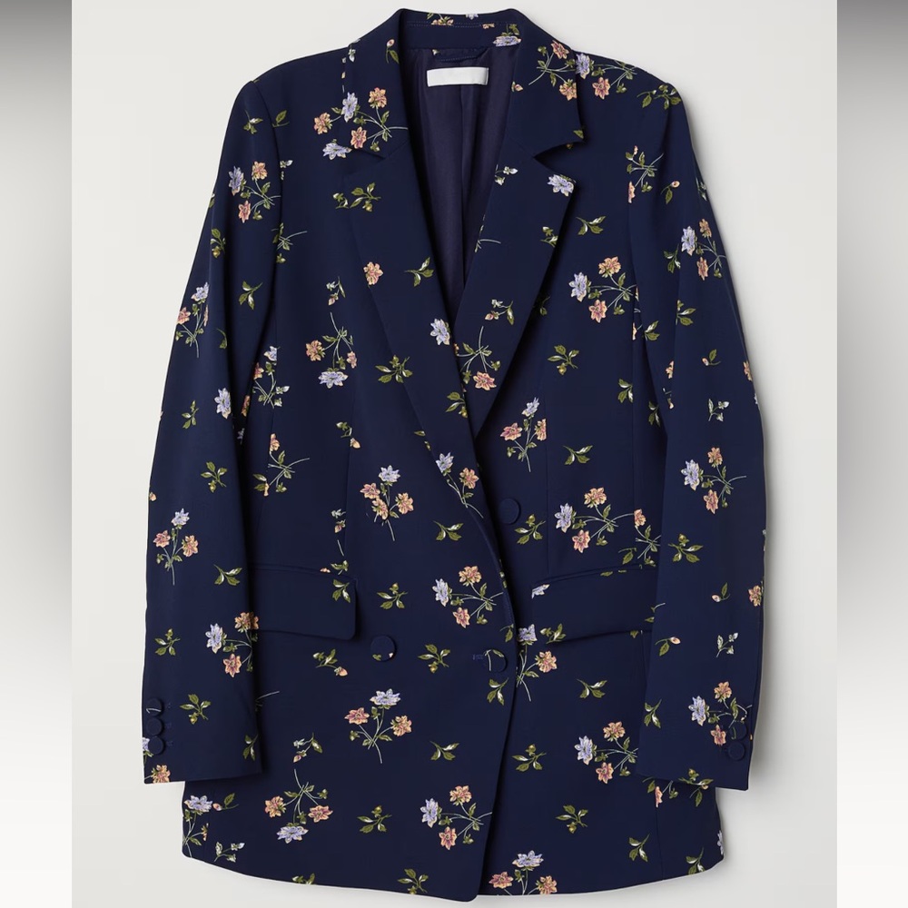 H&M Floral blazer